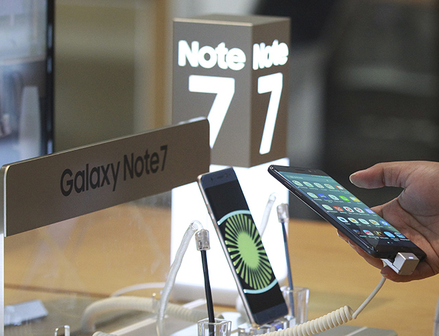 Kórea Samsung Galaxy Note 7 Batéria