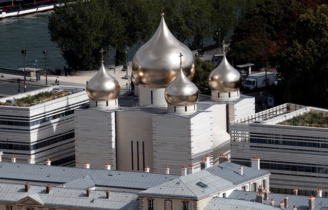 Na snímke nová pravoslávna Katedrála Svätej trojice v Paríži
