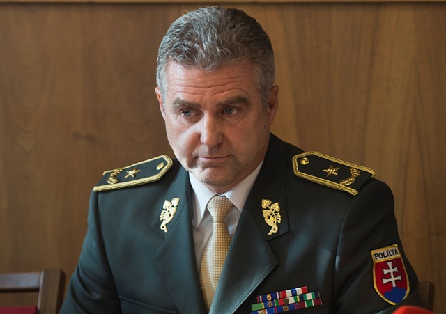 Na snímke prezident Policajného zboru Tibor Gašpar