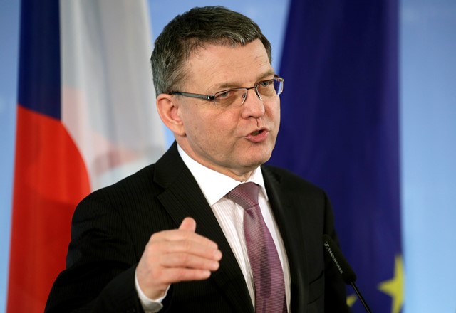 Na snímke český minister zahraničných vecí Lubomír Zaorálek