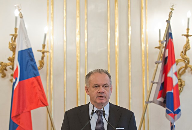Na snímke prezident SR Andrej Kiska