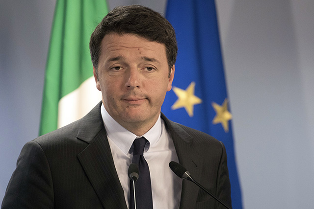 Taliansky premiér Matteo Renzi 