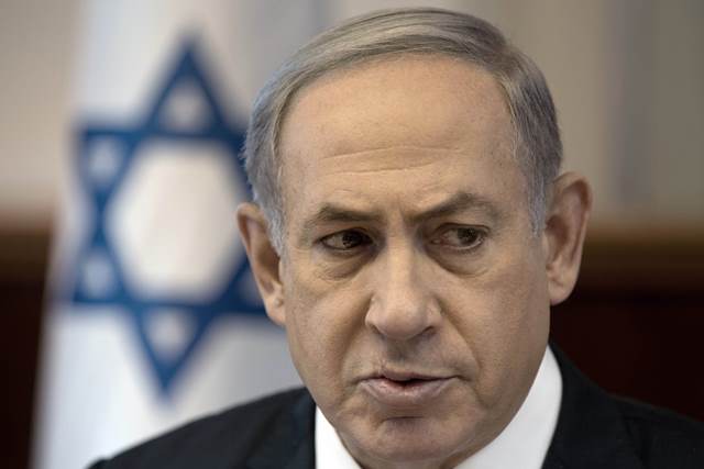 Na snímke izraelský premiér Benjamin Netanjahu