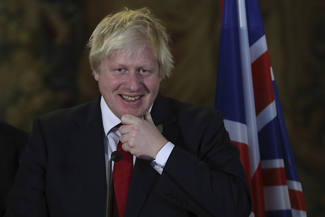 Britský minister zahraničných vecí Boris Johnson