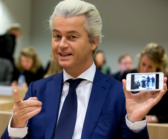 Na snímke Geert Wilders