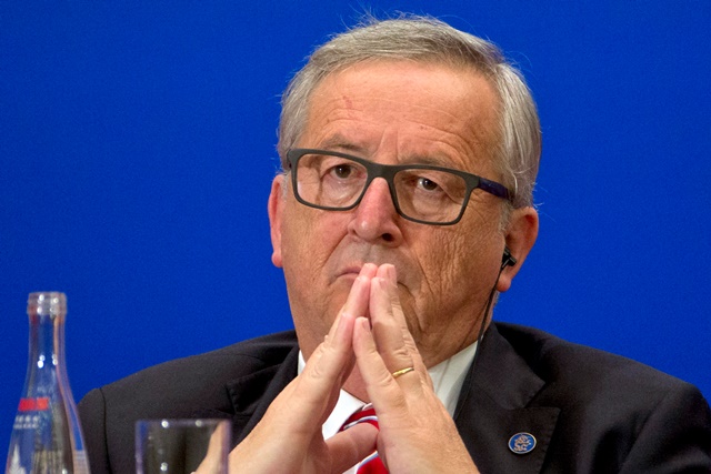 Na snímke predseda Európskej komisie Jean-Claude Juncker