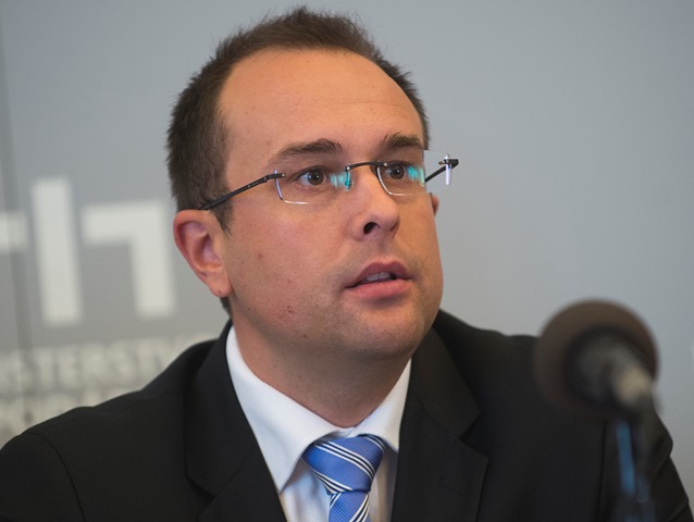 Na snímke štátny tajomník Ministerstva hospodárstva SR Rastislav Chovanec