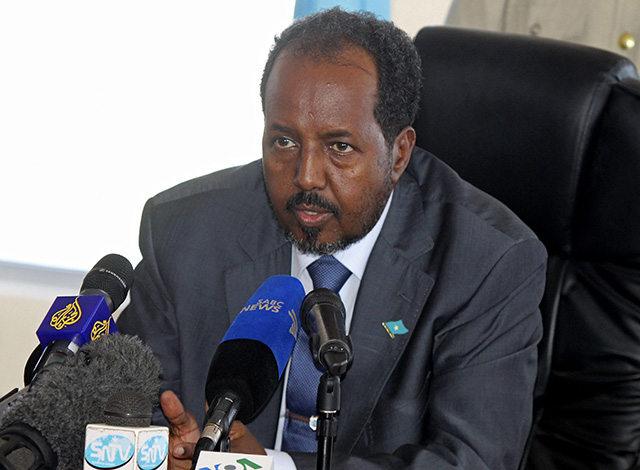 Somálsky prezident Hasan Šajch Mahamúd 
