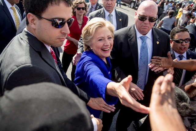 merická demokratická prezidentská kandidátka Hillary Clintonová 