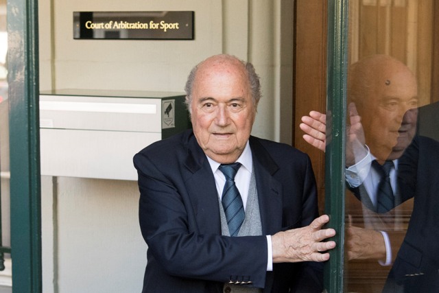 Na snímke bývalý šéf Medzinárodnej futbalovej federácie (FIFA) Sepp Blatter