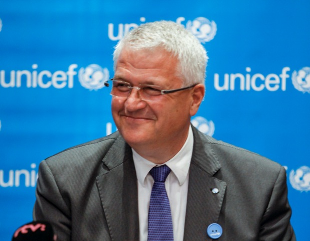 Na snímke predseda Slovenského výboru pre UNICEF Juraj Mišura