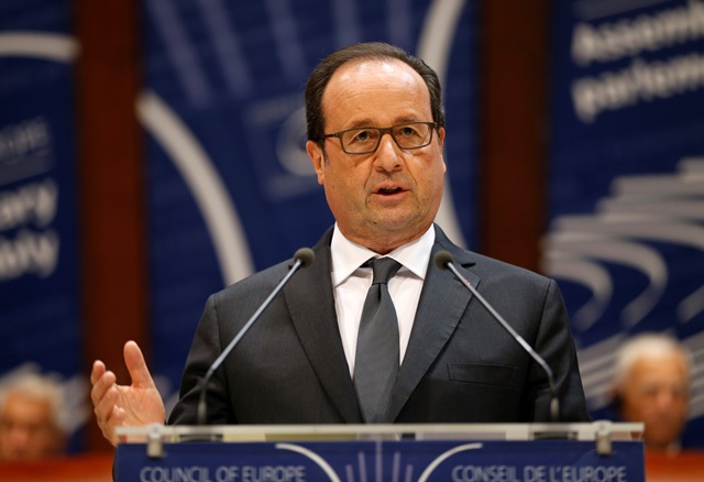 Na snímke francúzsky prezident Francois Hollande Foto:Jean-Francois Badias