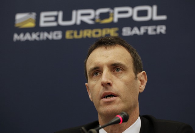 Na snímke riaditeľ Europolu Rob Wainwright