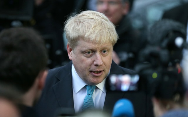 Na snímke bývalý starosta Londýna Boris Johnson