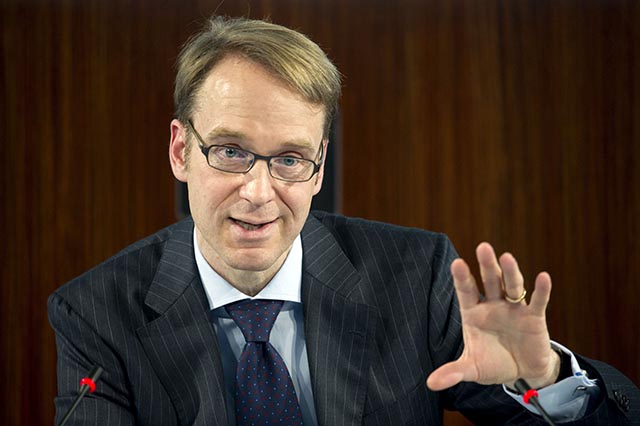 Na snímke šéf nemeckej centrálnej banky Jens Wiedmann.