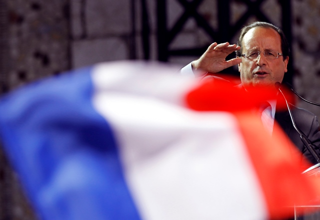 Na snímke Francois Hollande