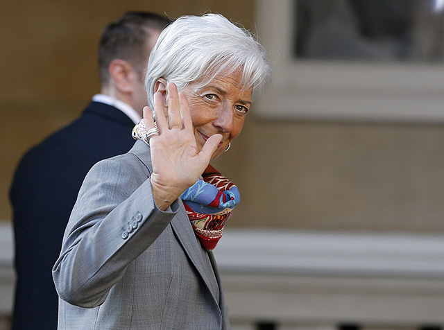  Generálna riaditeľka Medzinárodného menového fondu (MMF) Christine Lagardeová