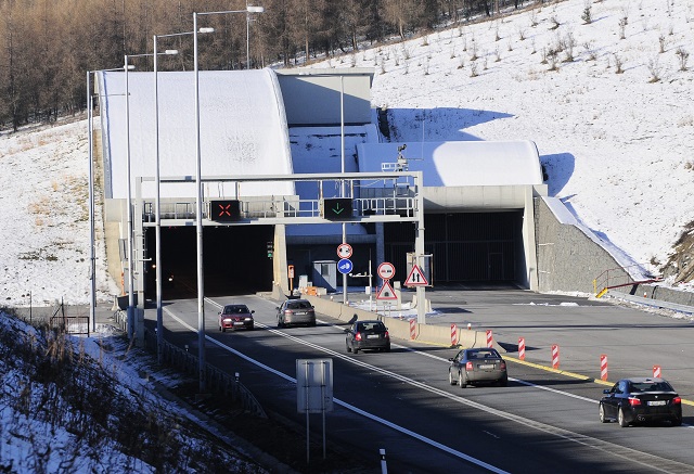 Na snímke východný portál cestného tunela Branisko