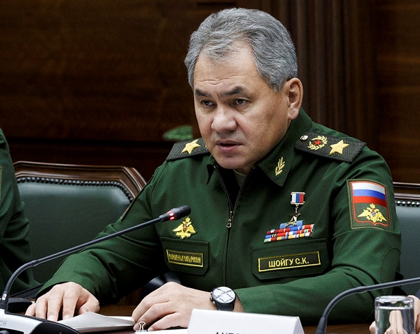 Na snímke ruský minister obrany Sergej Šojgu