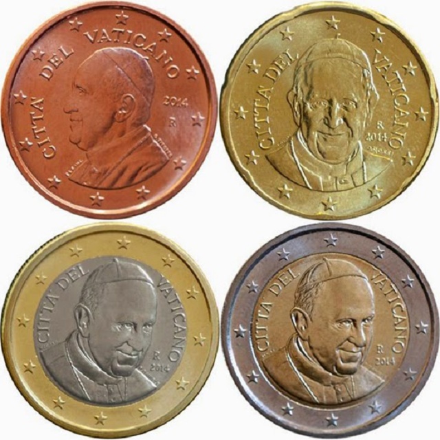 Pápež František na eurominciach