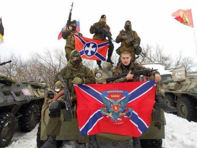 Na snímke armáda Donecka a Luhanska