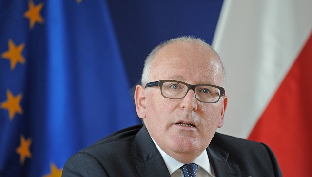 Podpredseda Európskej komisie Frans Timmermans