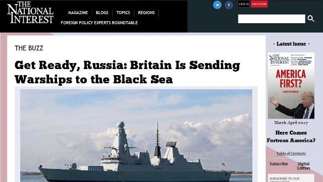 The National Interest: Priprav sa, Rusko: Veľká Británia posiela torpédoborec do Čierneho mora
