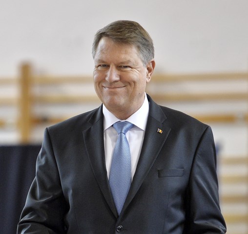 Na snímke rumunský prezident Klaus Iohannis