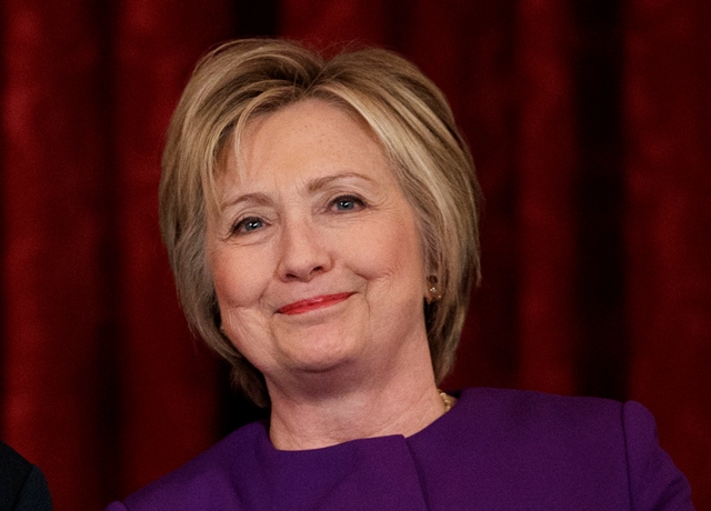 Na snímke Hillary Clintonová