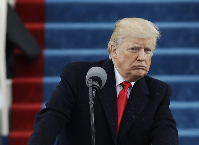 Nový americký prezident Donald Trump prísaha Inaugurácia Donalda Trumpa