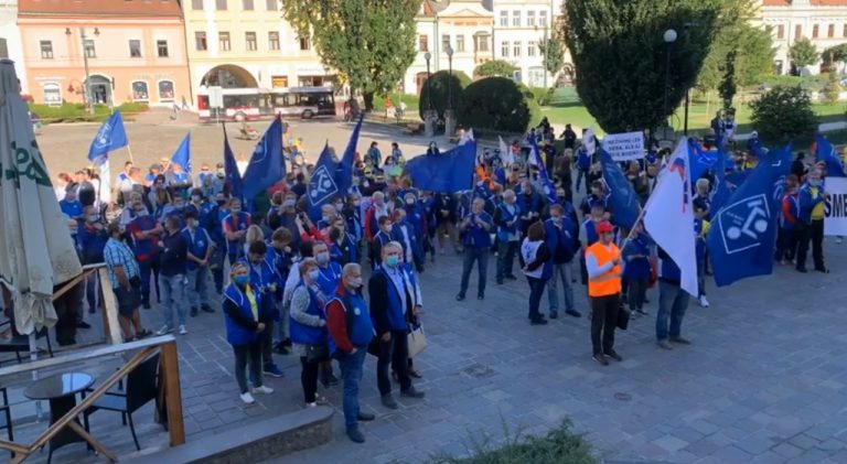 protest, odbory, Prešov