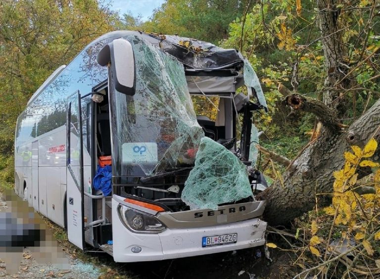 Pri rannej nehode zomrel 44-ročný vodič autobusu