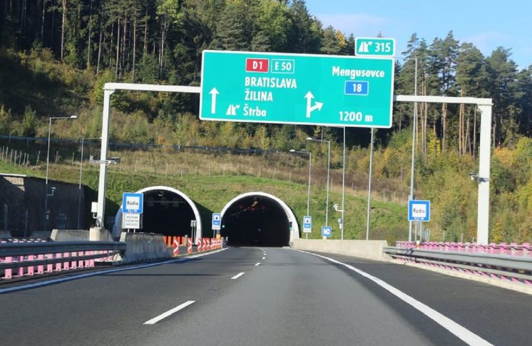 Časť diaľnice vrátane Tunela Bôrik cez víkend uzavrú