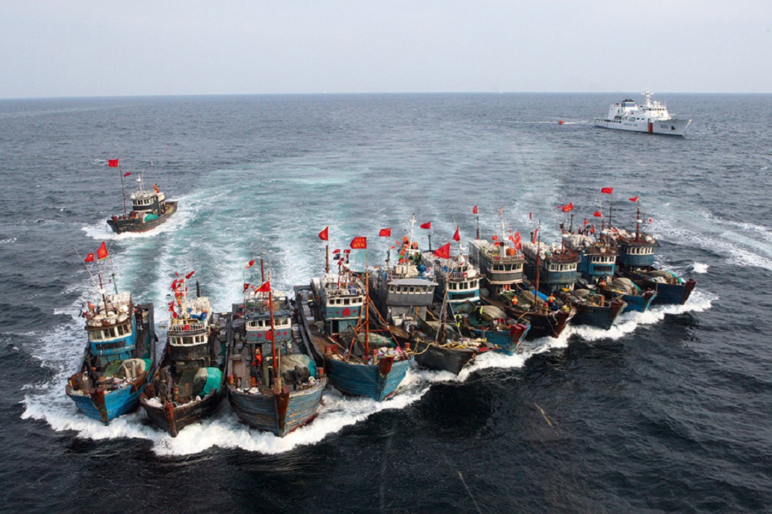 čínske rybárske lode