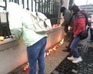 protest, sviečky