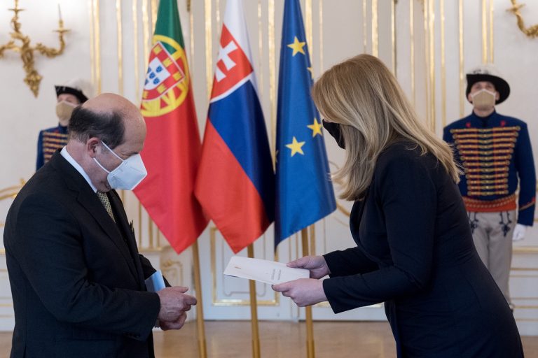 Prezidentka Zuzana Čaputová vymenovala nového veľvyslanca Portugalska v SR Fernanda Manuela De Jesusa Telesa Fazendeira