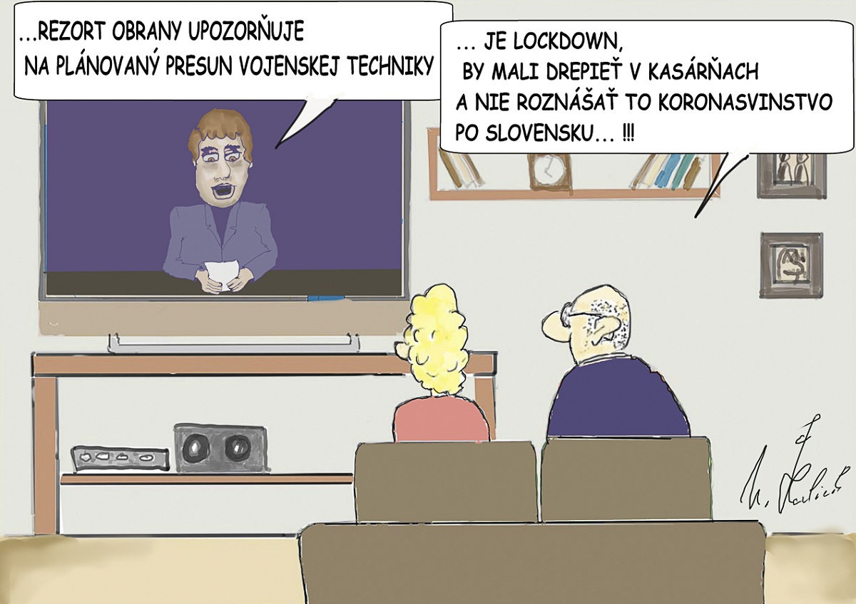 Karikatúra Mira Havlíčka