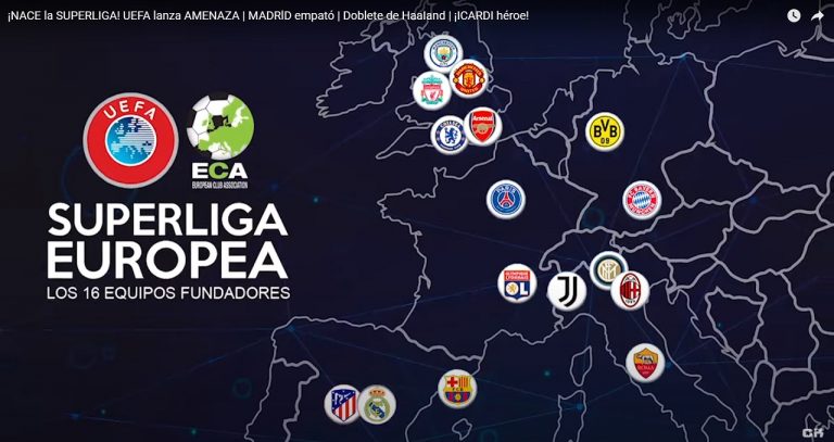 Europska Superliga vizuál