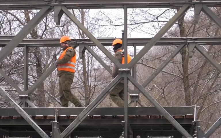 demontovanie mostu Kysak