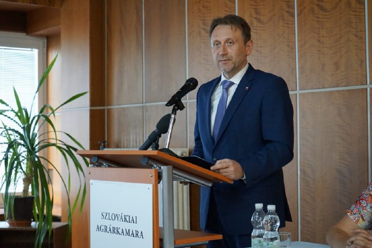 Minister pôdohospodárstva a rozvoja vidieka SR Samuel Vlčan
