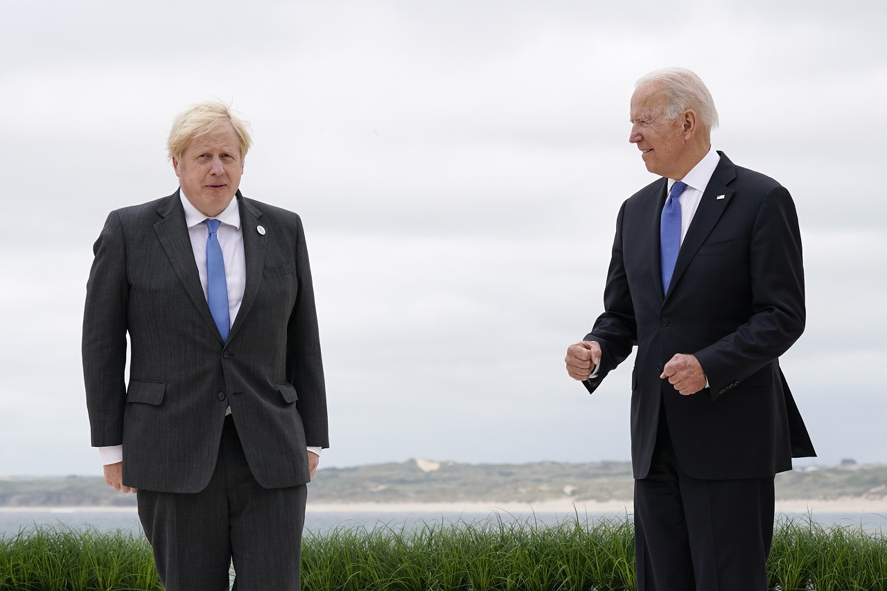 Joe Biden, Boris Johnson