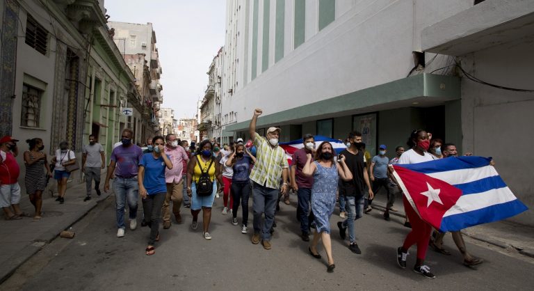 Protesty na Kube