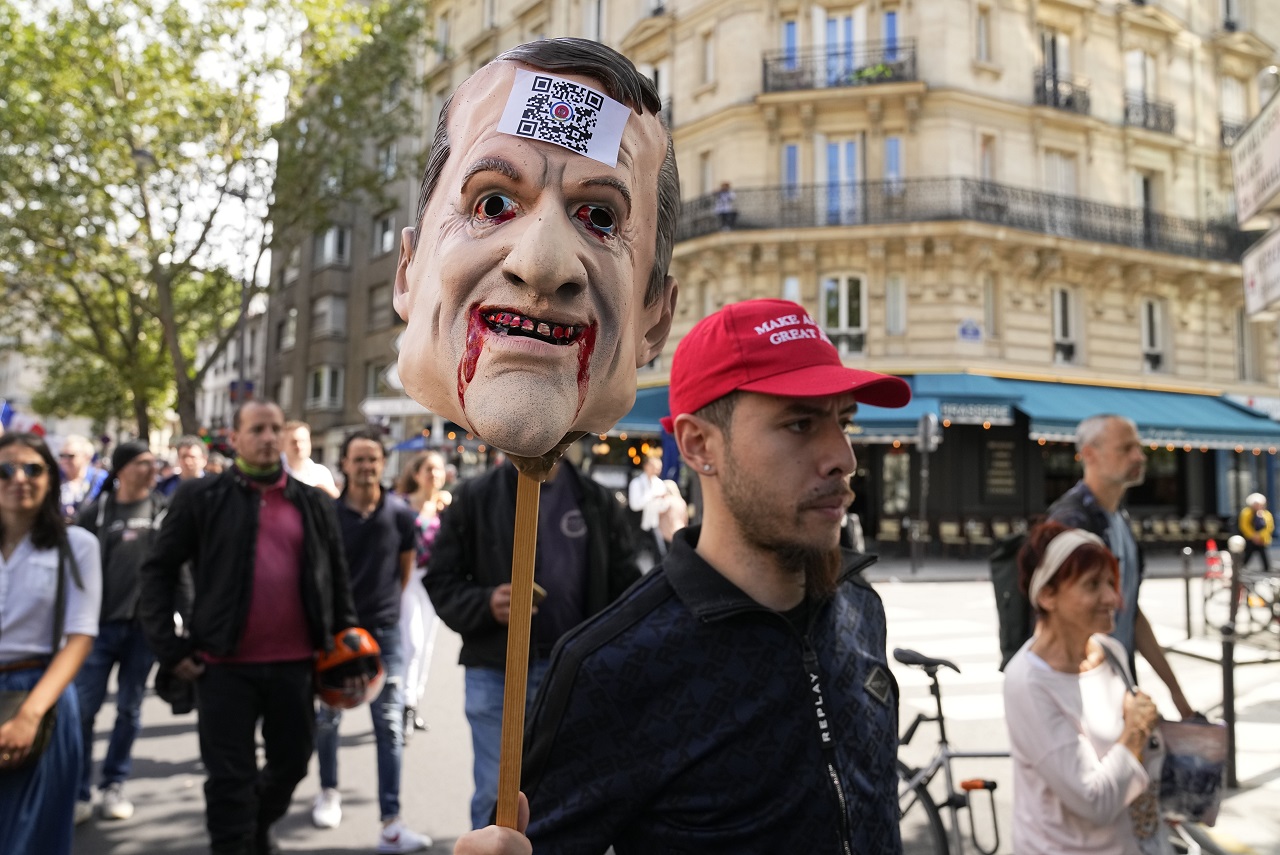Protest v Paríži