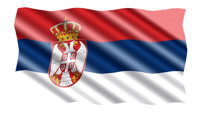 vlajka Srbsko