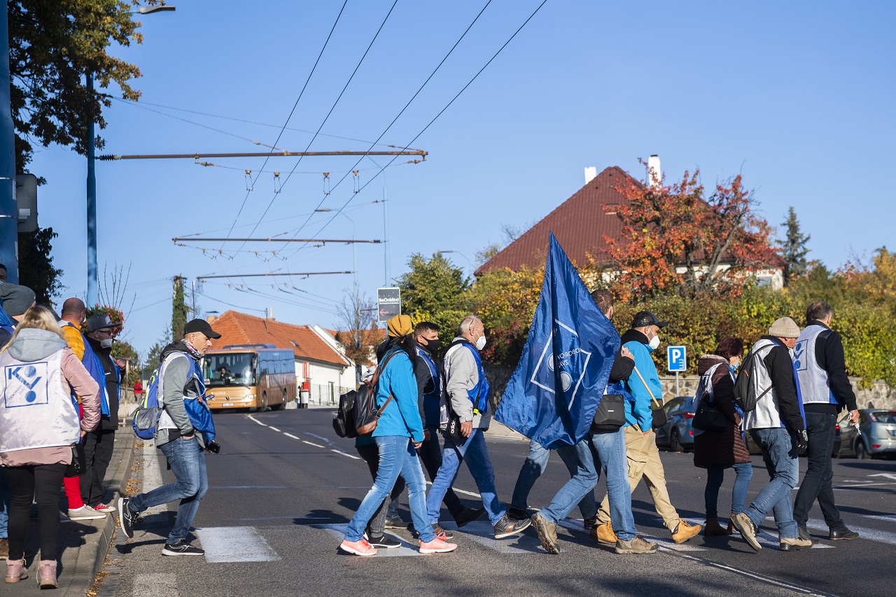 Protestná akcia OZ KOVO v Bratislave