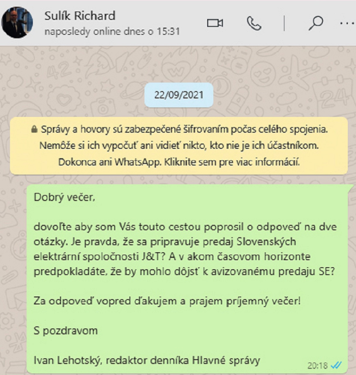 sulík-whatsapp