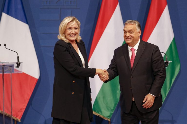 Viktor Orbán, Marine Le Penová