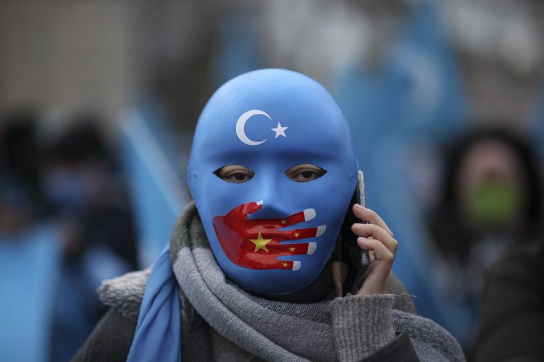 Čína Ujguri Protest