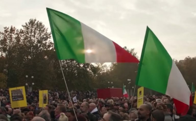 taliansko protest