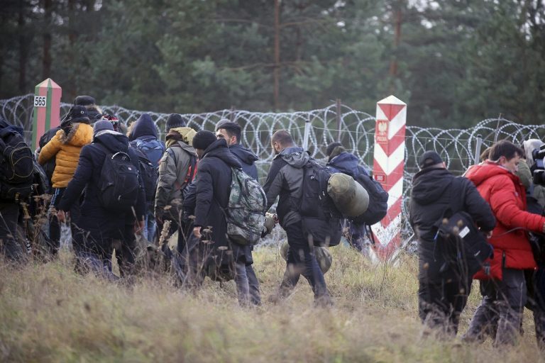 Bielorusko Poľsko EÚ hranica migranti